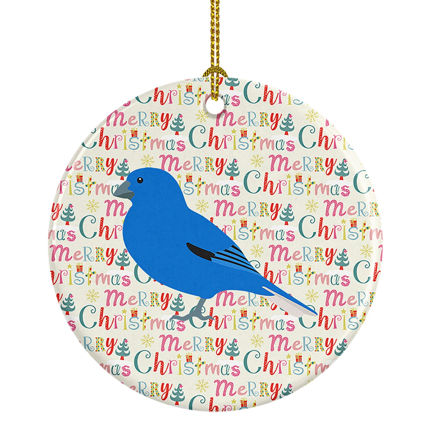 Buy this Bunting Christmas Ceramic Ornament