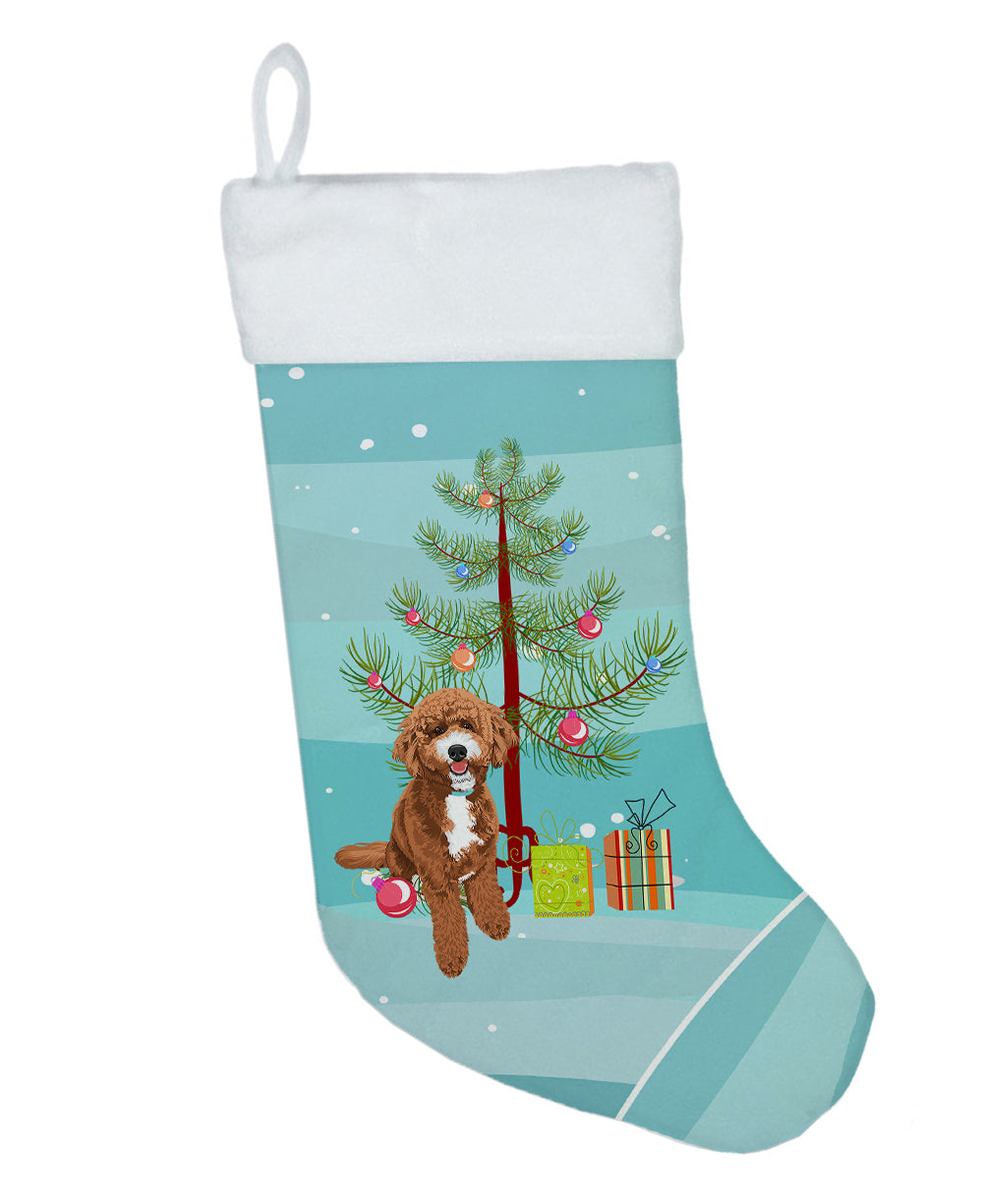 Doodle Red and White Christmas Christmas Stocking  the-store.com.