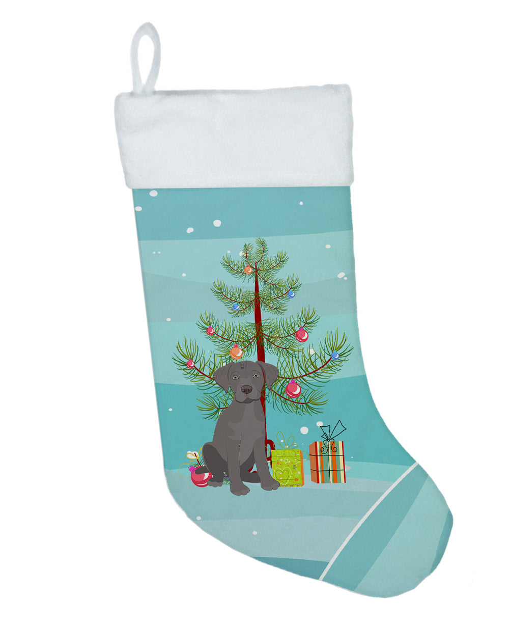 Labrador Retriever Gray Puppy Christmas Christmas Stocking  the-store.com.