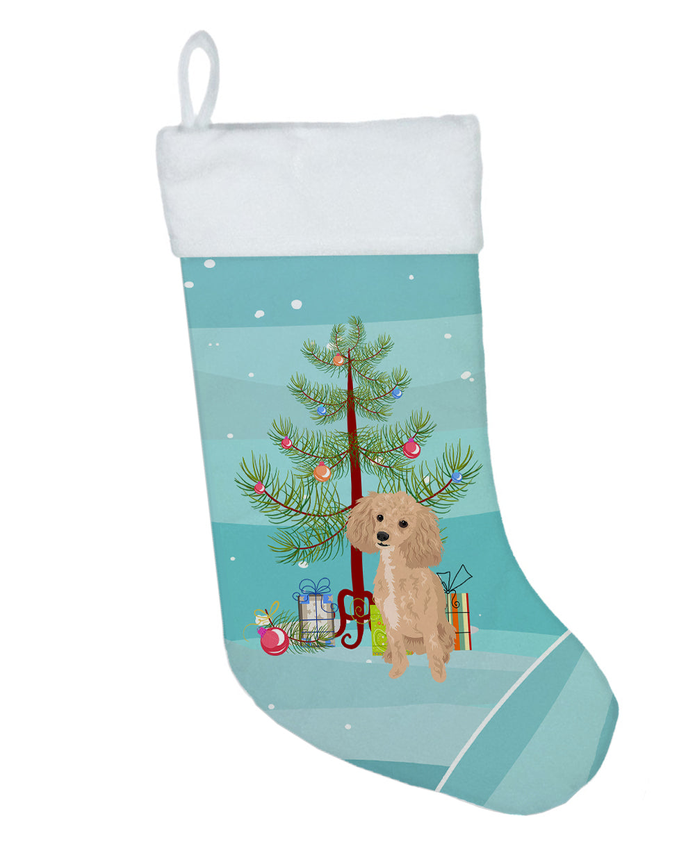 Poodle Toy Apricot #1 Christmas Christmas Stocking  the-store.com.
