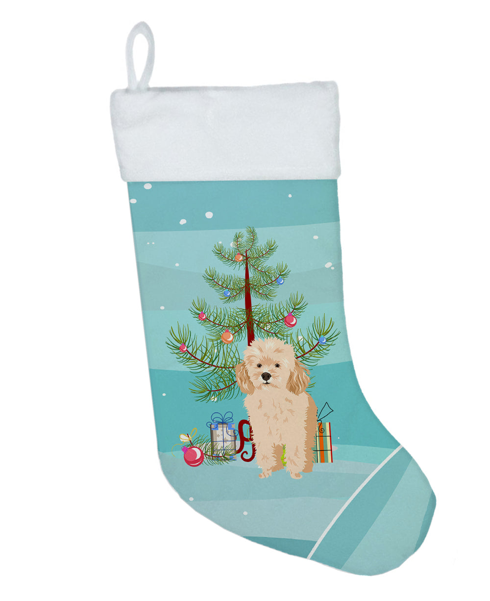 Poodle Toy Apricot #2 Christmas Christmas Stocking  the-store.com.