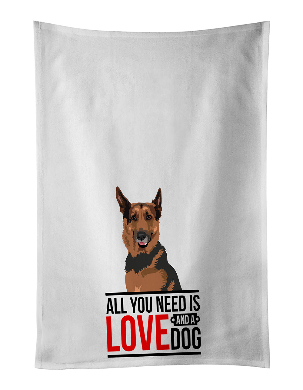 Buy this German Shepherd Red Sable  White Kitchen Towel Set of 2