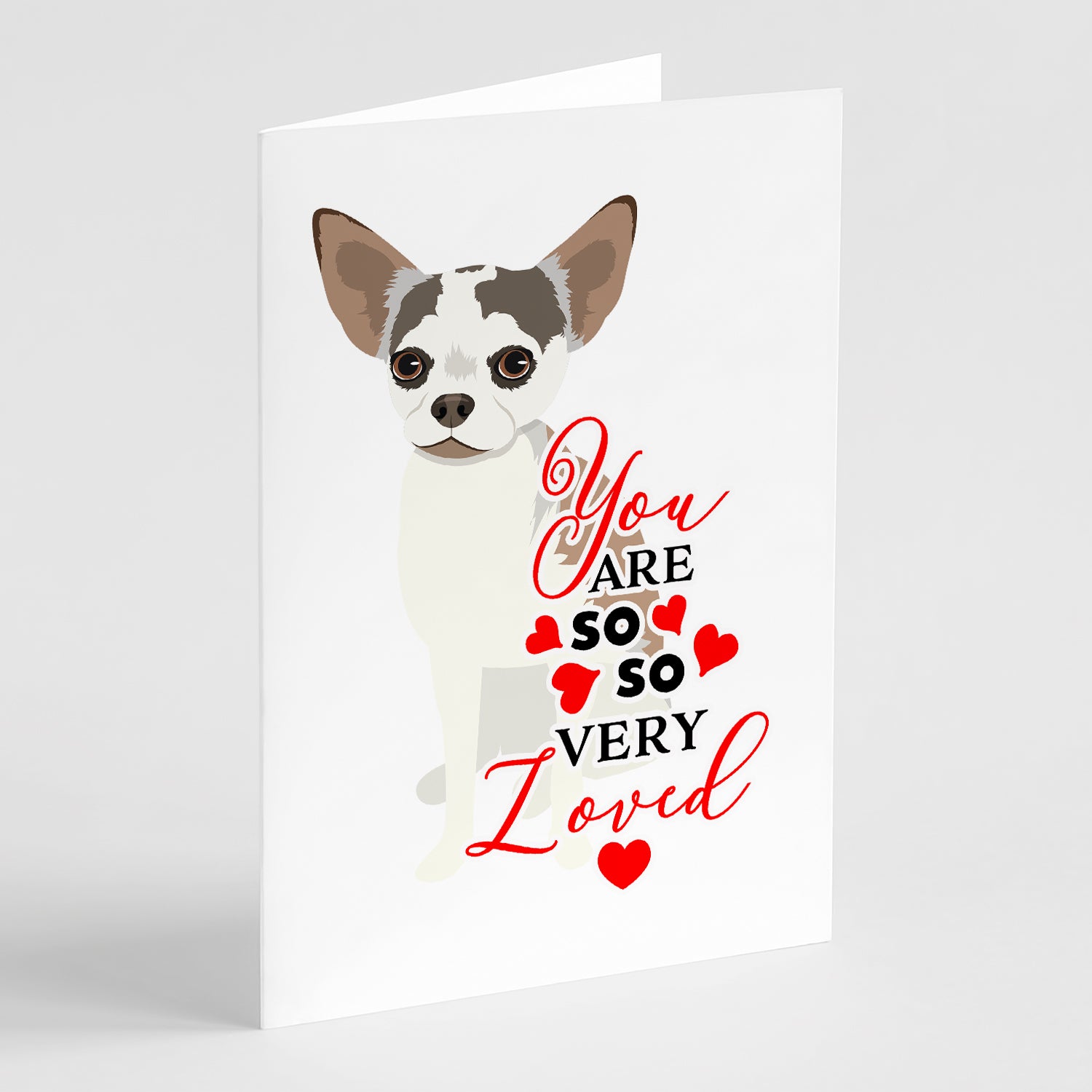 Buy this Chihuahua Merle so Loved Greeting Cards and Envelopes Pack of 8