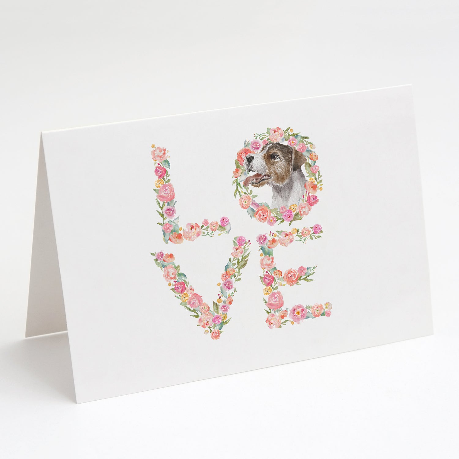 Buy this Jack Russell Terrier #6 LOVE Greeting Cards and Envelopes Pack of 8