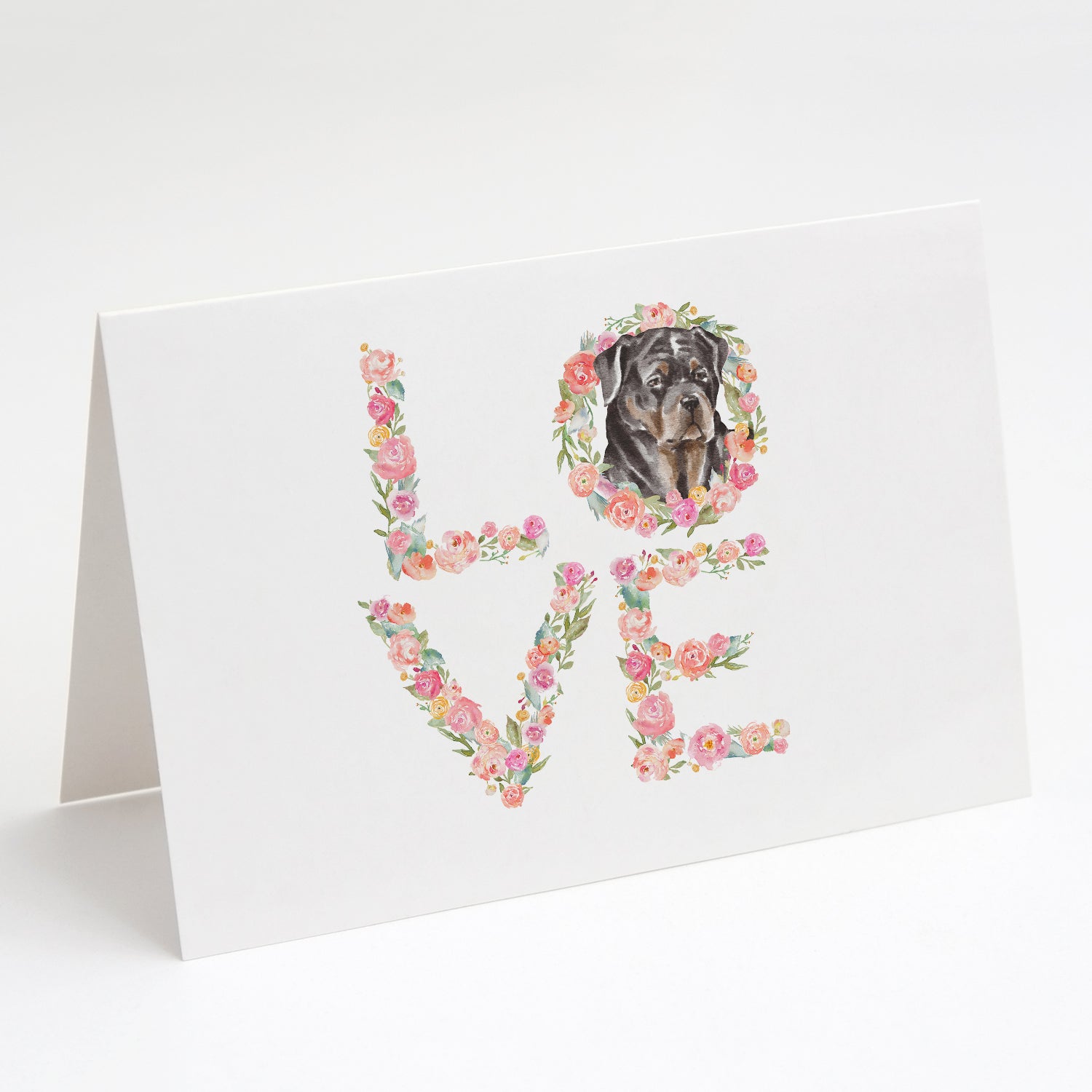 Buy this Rottweiler #6 LOVE Greeting Cards and Envelopes Pack of 8