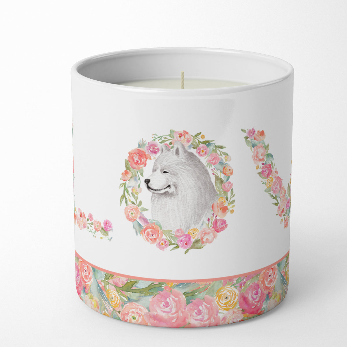 Buy this Samoyed #1 LOVE 10 oz Decorative Soy Candle