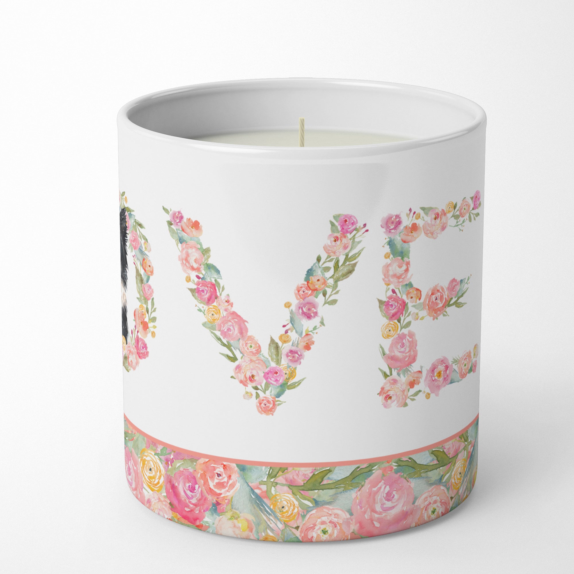 Border Collie Love 10 oz Decorative Soy Candle - the-store.com