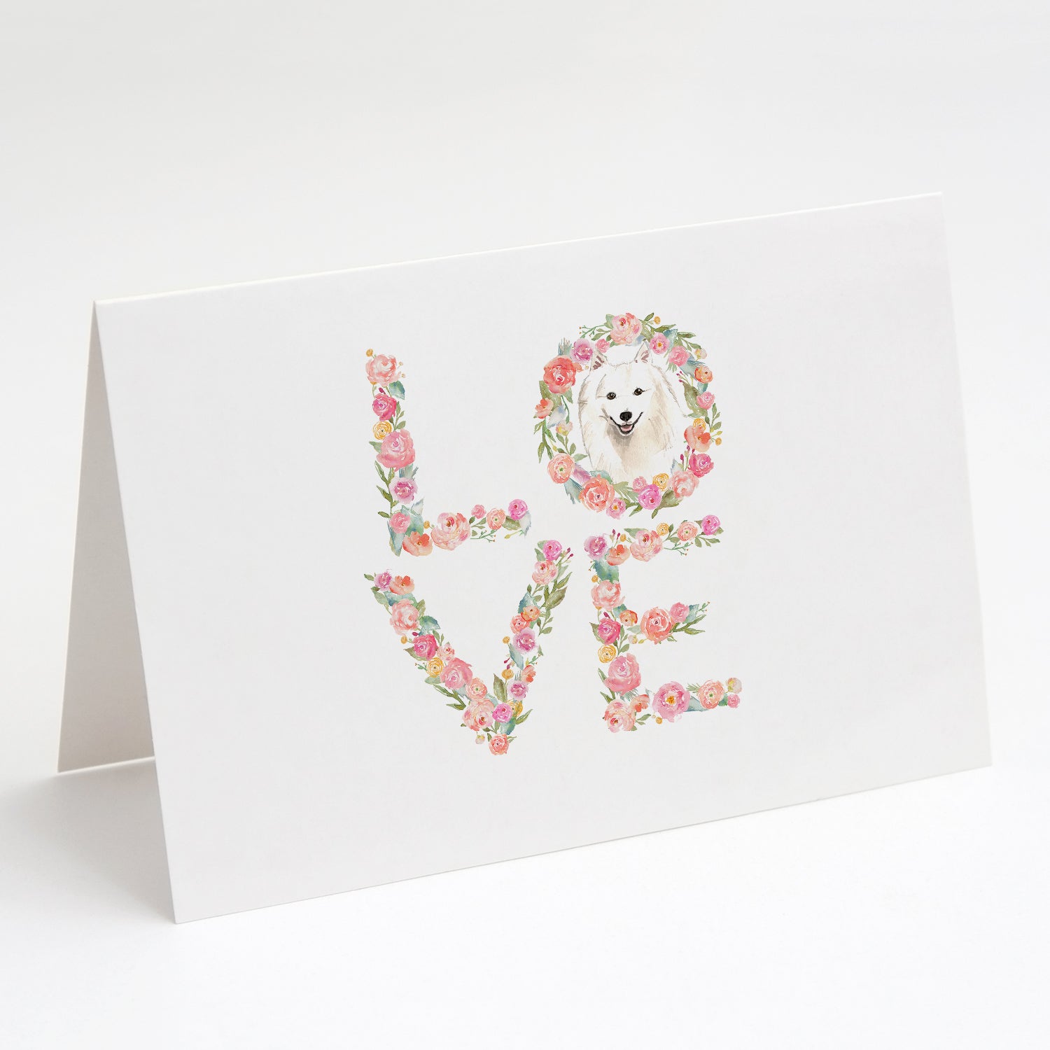 Buy this Japanese Spitz Love Greeting Cards and Envelopes Pack of 8