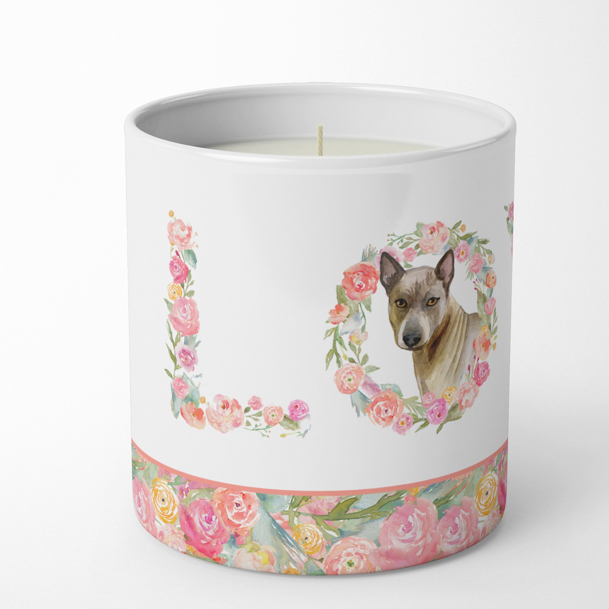 Thai Ridgeback Love 10 oz Decorative Soy Candle - the-store.com