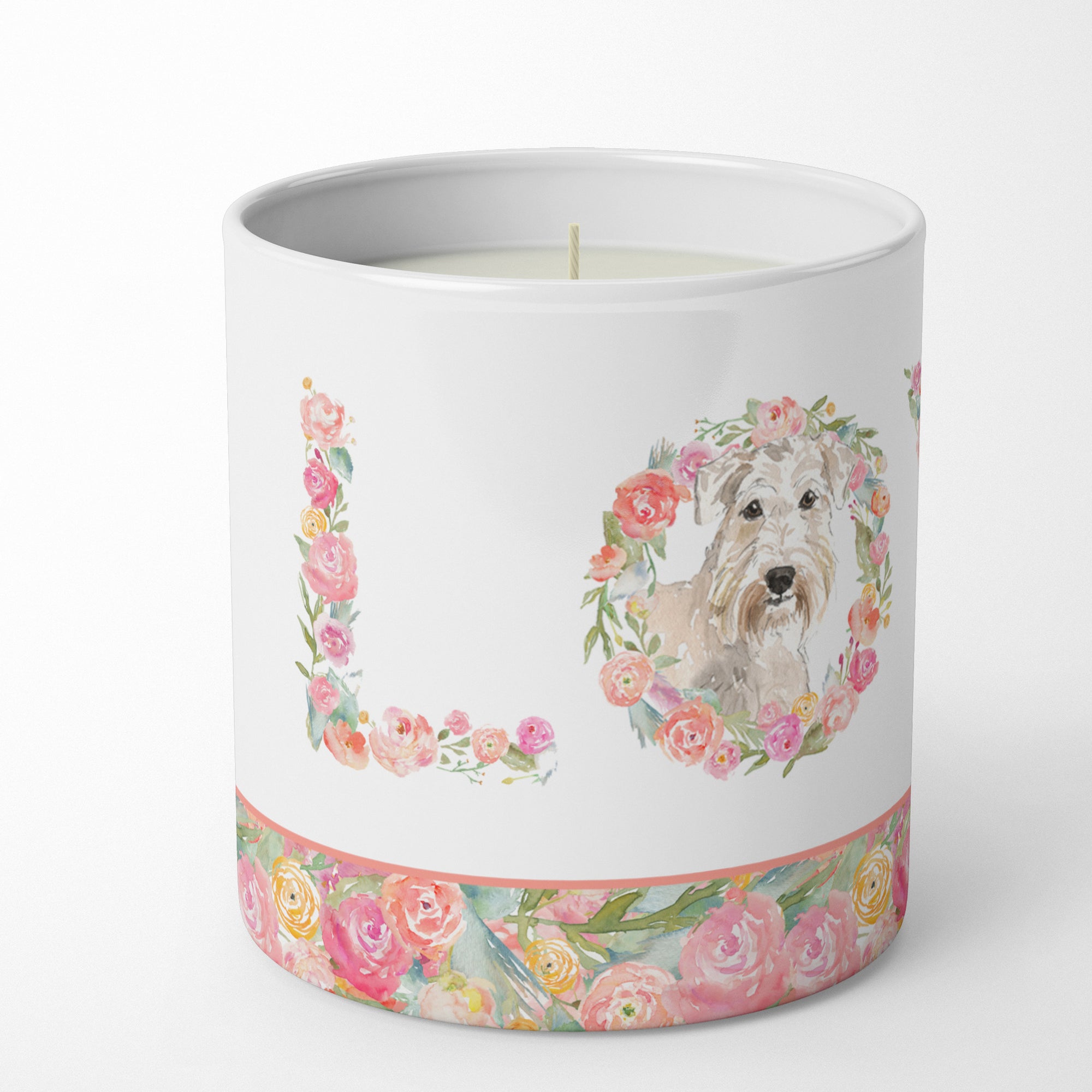 Wheaten Terrier Love 10 oz Decorative Soy Candle - the-store.com