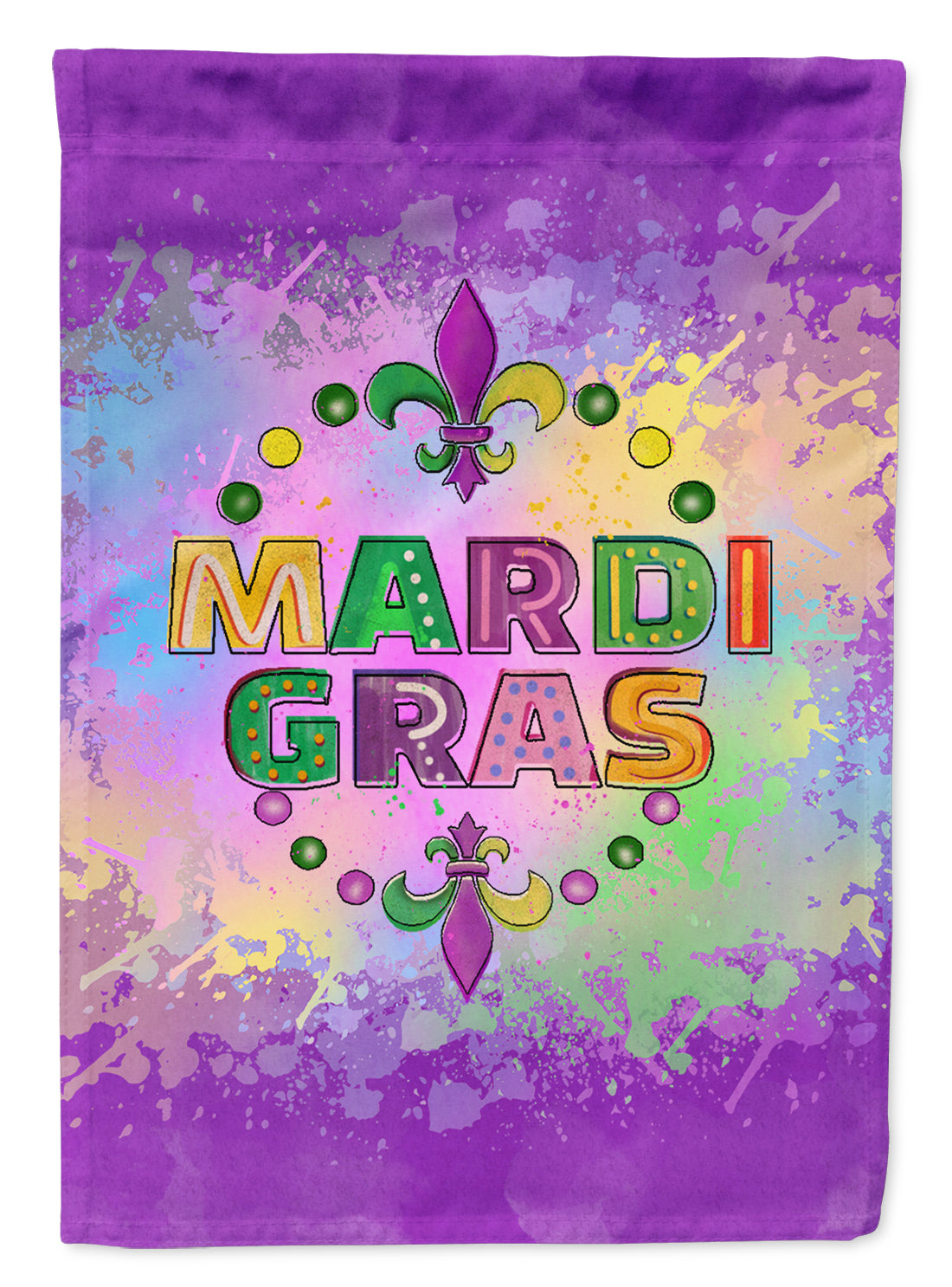 Mardi Gras Flag Garden Size  the-store.com.