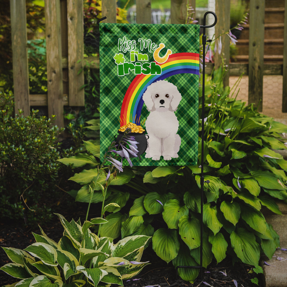 Bichon Frise St. Patrick's Day Flag Garden Size  the-store.com.