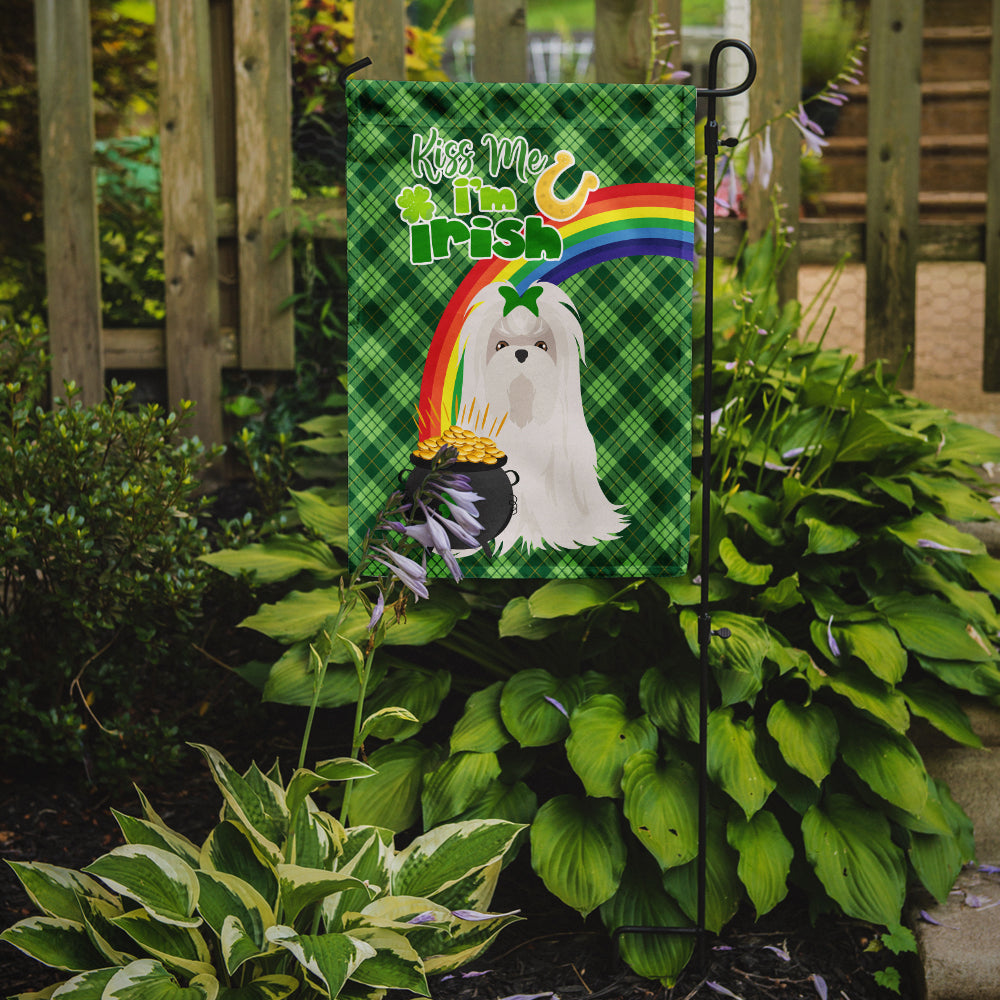 Maltese St. Patrick's Day Flag Garden Size  the-store.com.