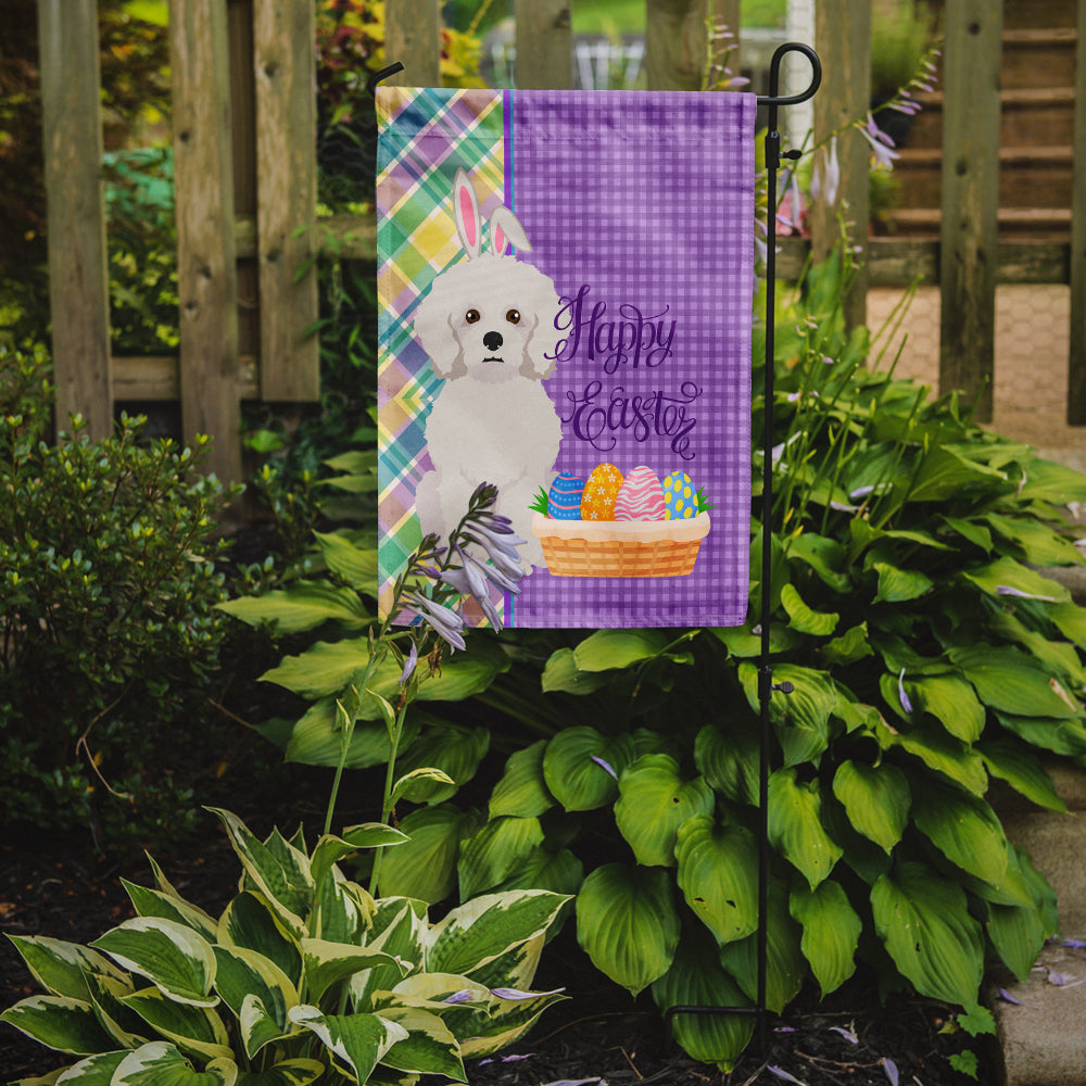 Bichon Frise Easter Flag Garden Size  the-store.com.