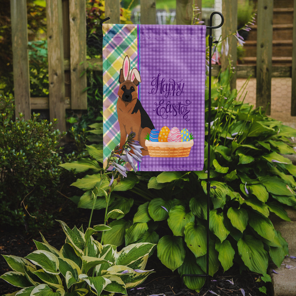 Black and Tan German Shepherd Easter Flag Garden Size  the-store.com.