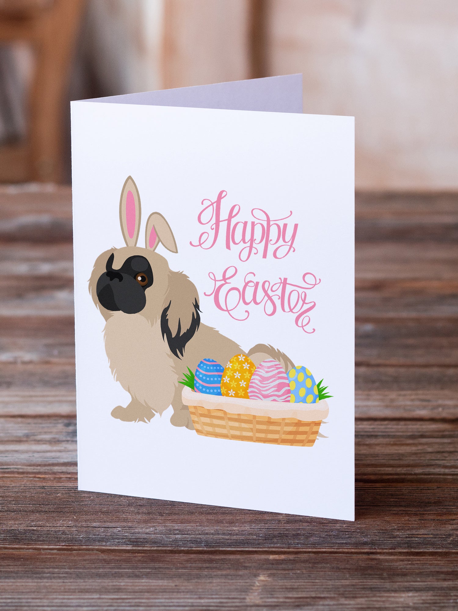 Buy this Cream Pekingese Easter Greeting Cards and Envelopes Pack of 8