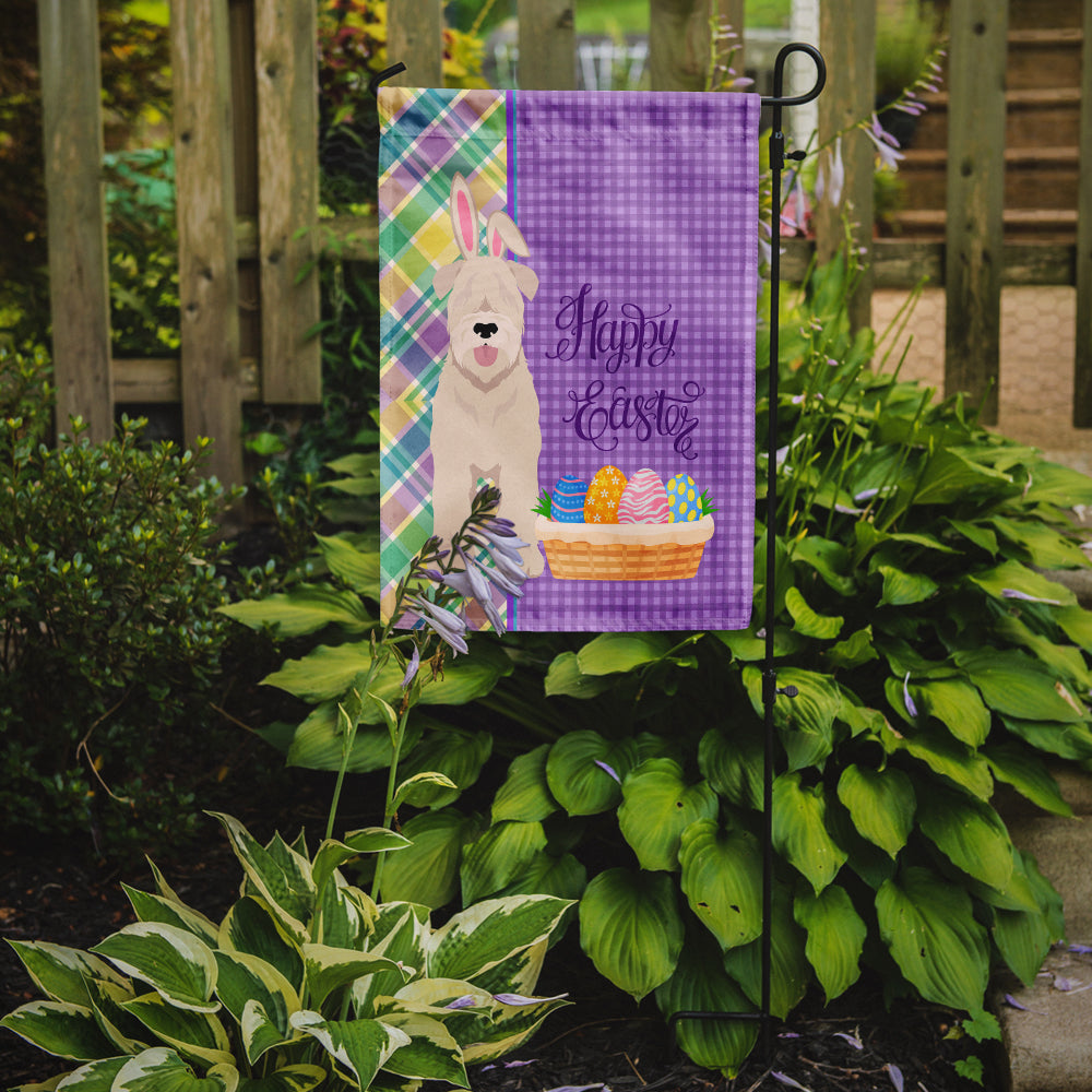 Soft Coated Wheaten Terrier Easter Flag Garden Size  the-store.com.