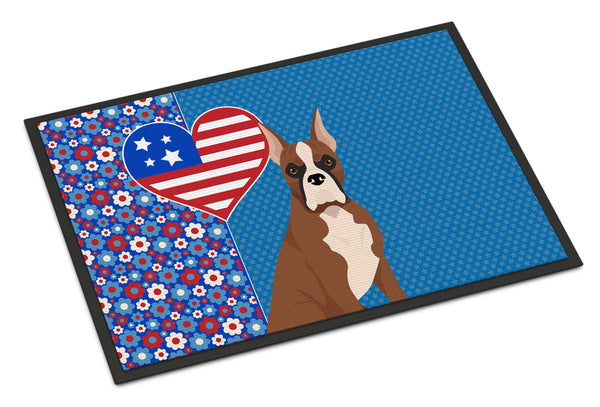 Buy this Red Fawn Boxer USA American Indoor or Outdoor Mat 24x36