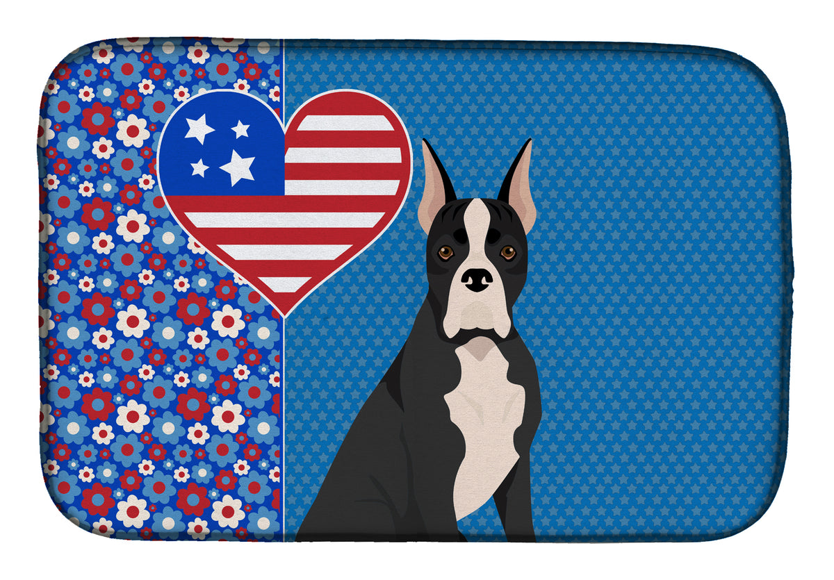 Black Boxer USA American Dish Drying Mat  the-store.com.