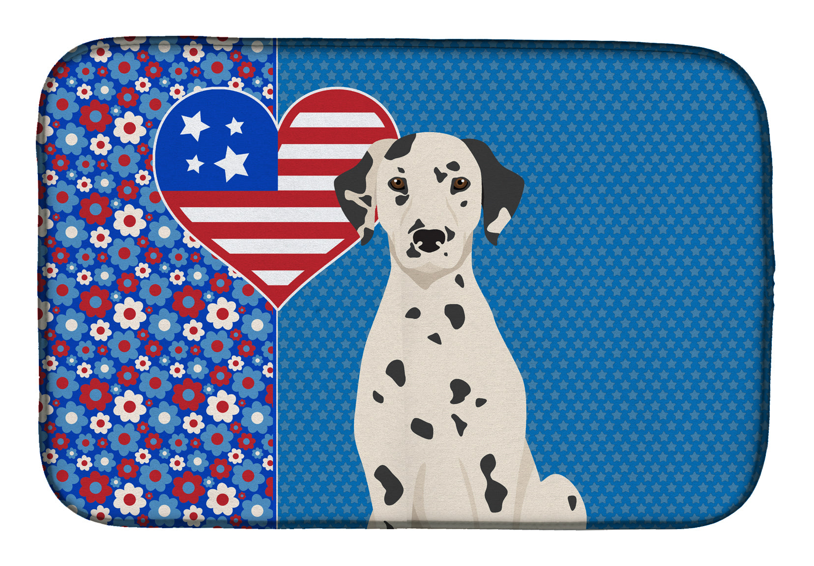 Dalmatian USA American Dish Drying Mat  the-store.com.