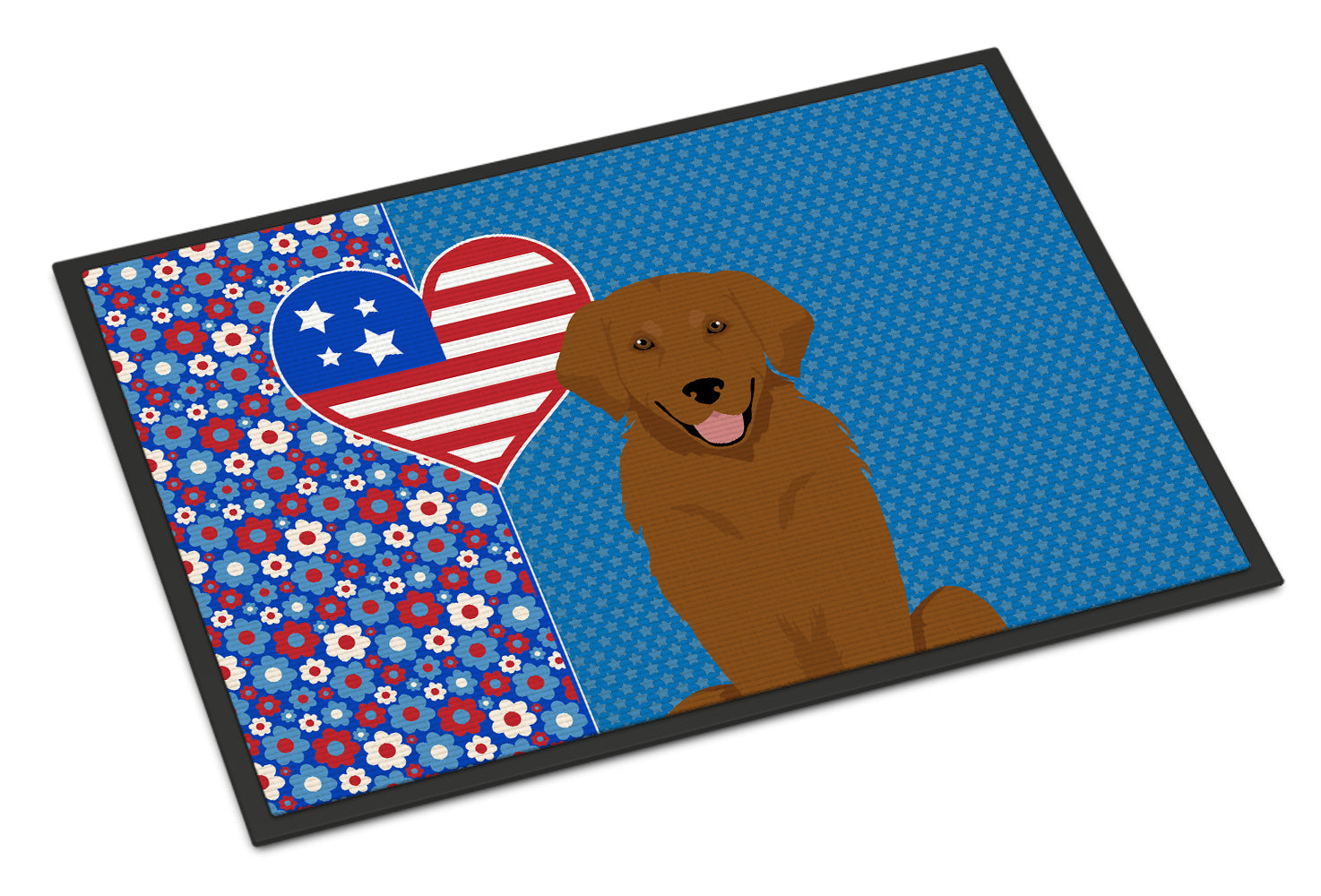 Buy this Mahogany Golden Retriever USA American Indoor or Outdoor Mat 24x36