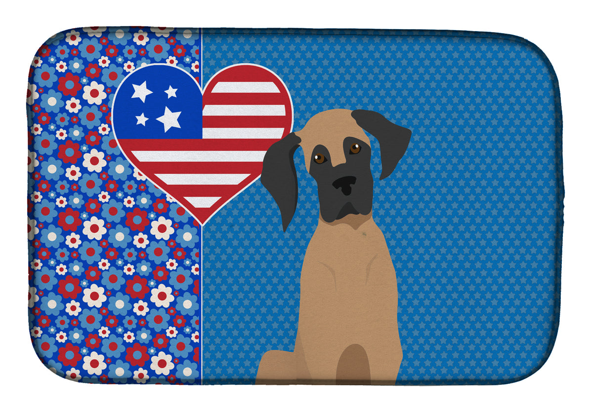 Fawn Great Dane USA American Dish Drying Mat  the-store.com.