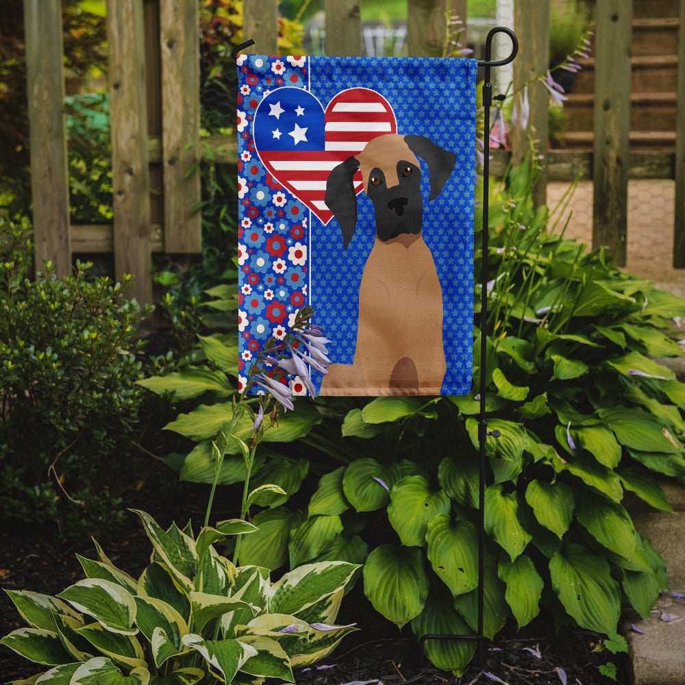 Fawn Great Dane USA American Flag Garden Size  the-store.com.