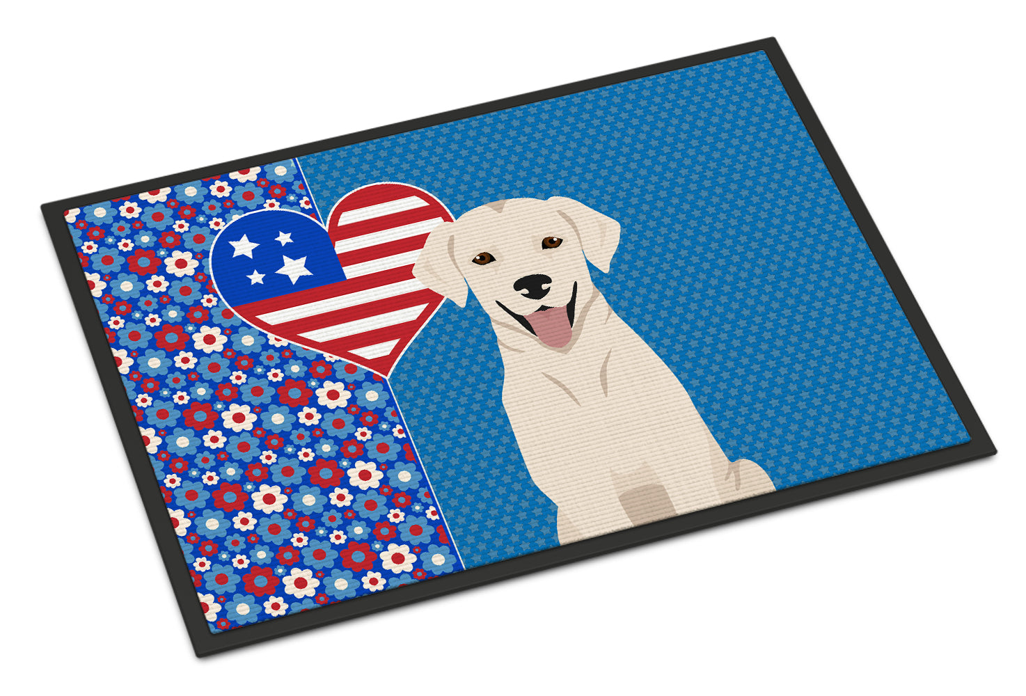 Buy this White Cream Labrador Retriever USA American Indoor or Outdoor Mat 24x36