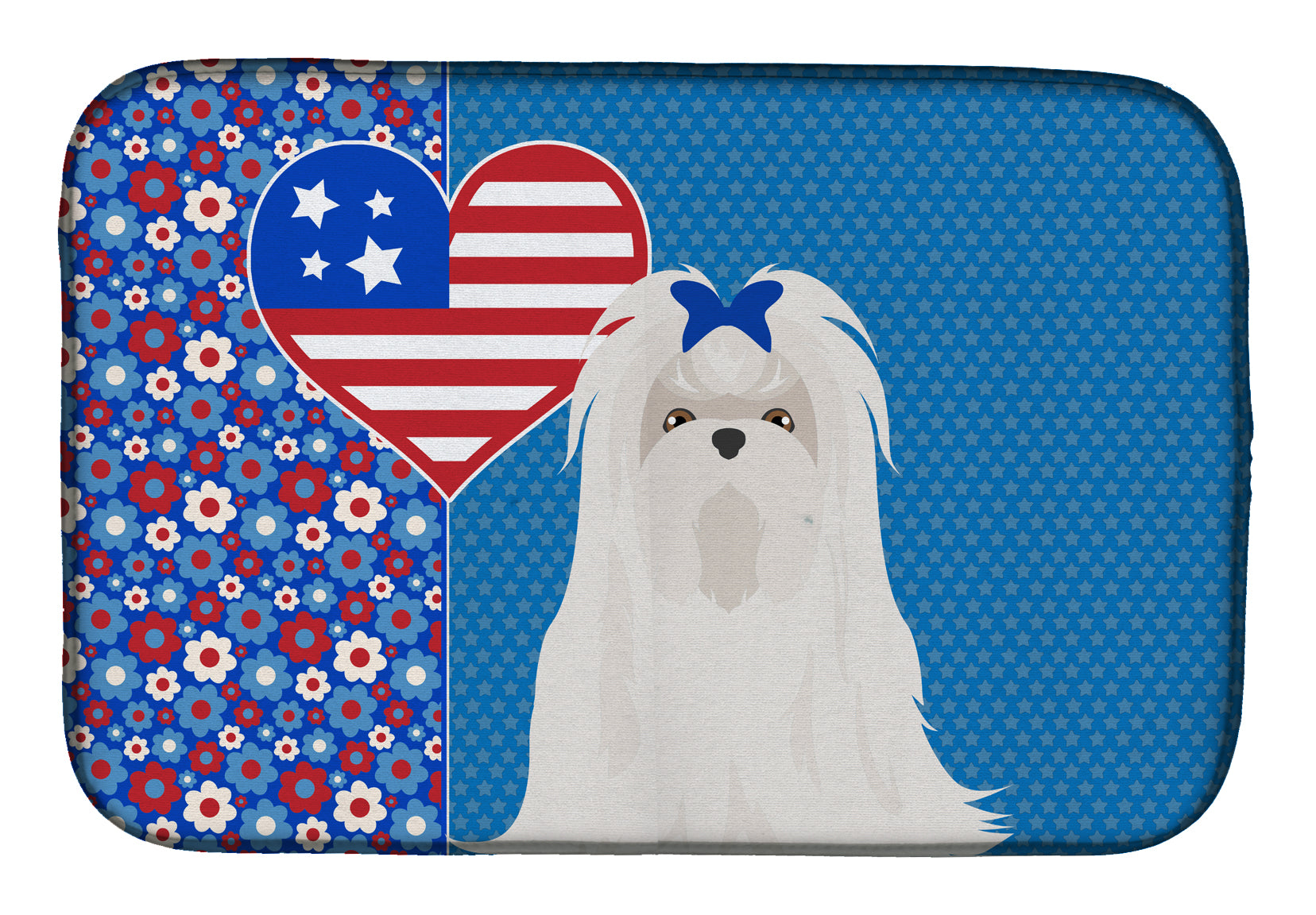 Maltese USA American Dish Drying Mat  the-store.com.