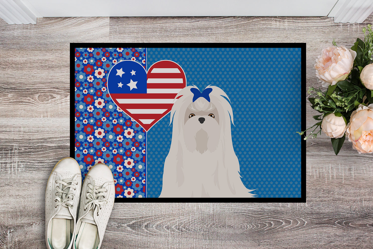 Buy this Maltese USA American Indoor or Outdoor Mat 24x36