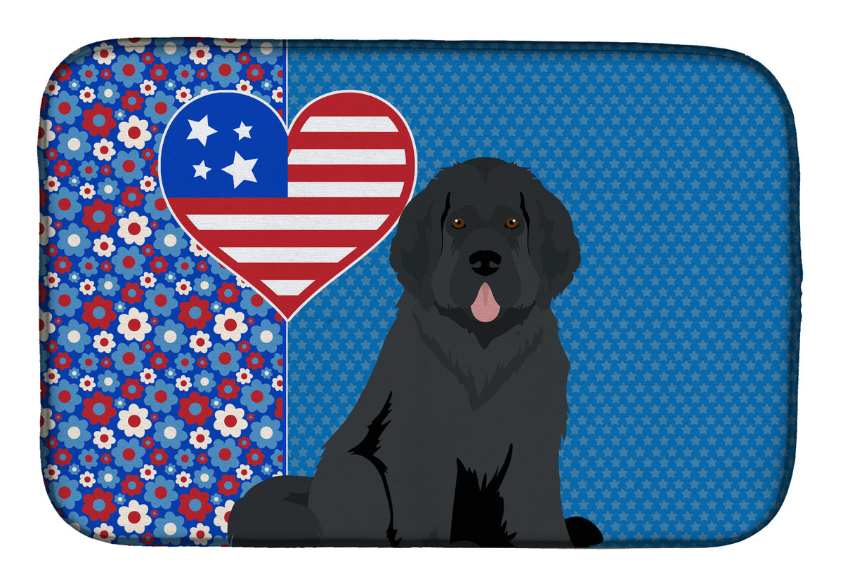 Black Newfoundland USA American Dish Drying Mat  the-store.com.