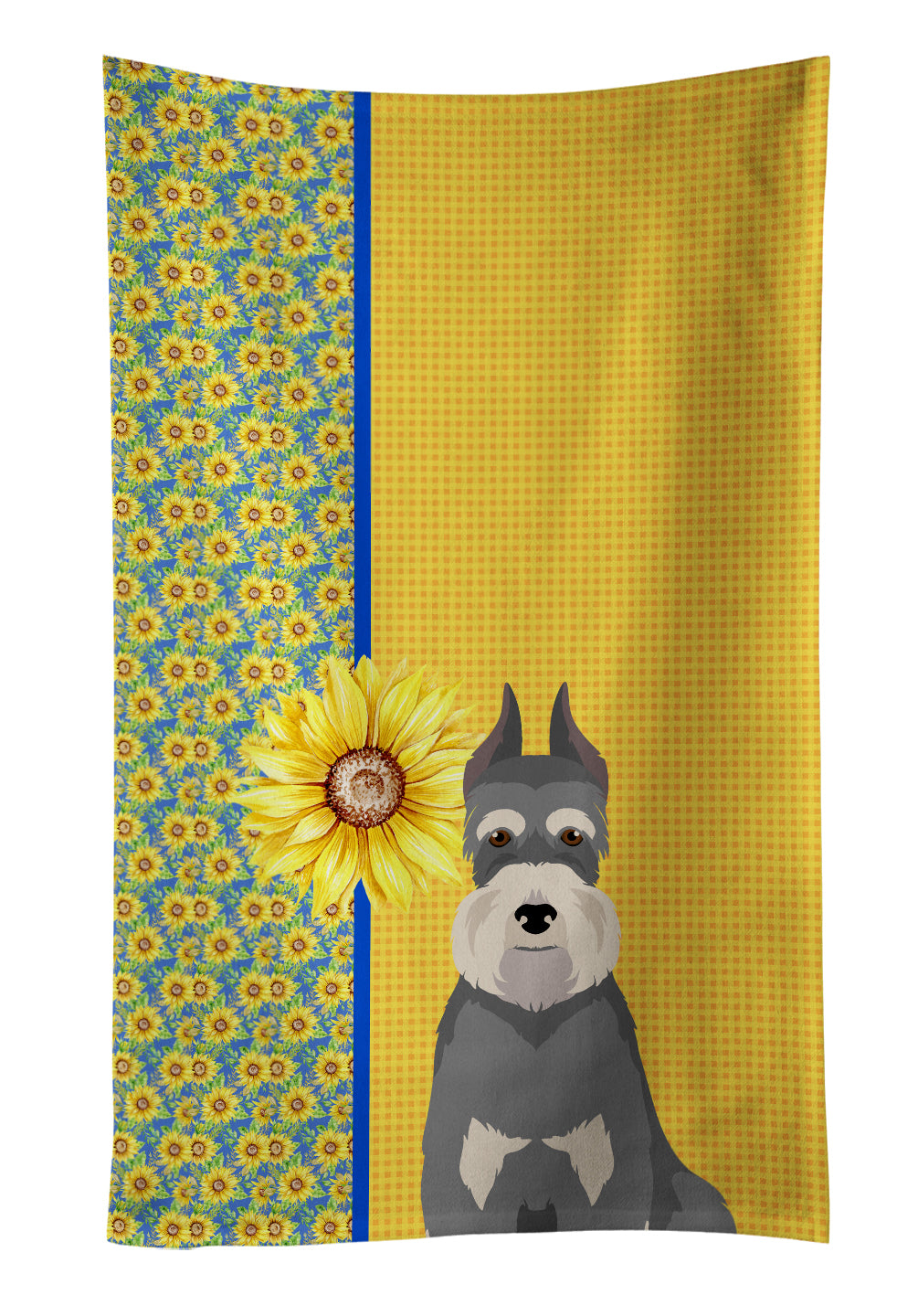 Buy this Summer Sunflowers Salt Pepper Schnauzer Kitchen Towel