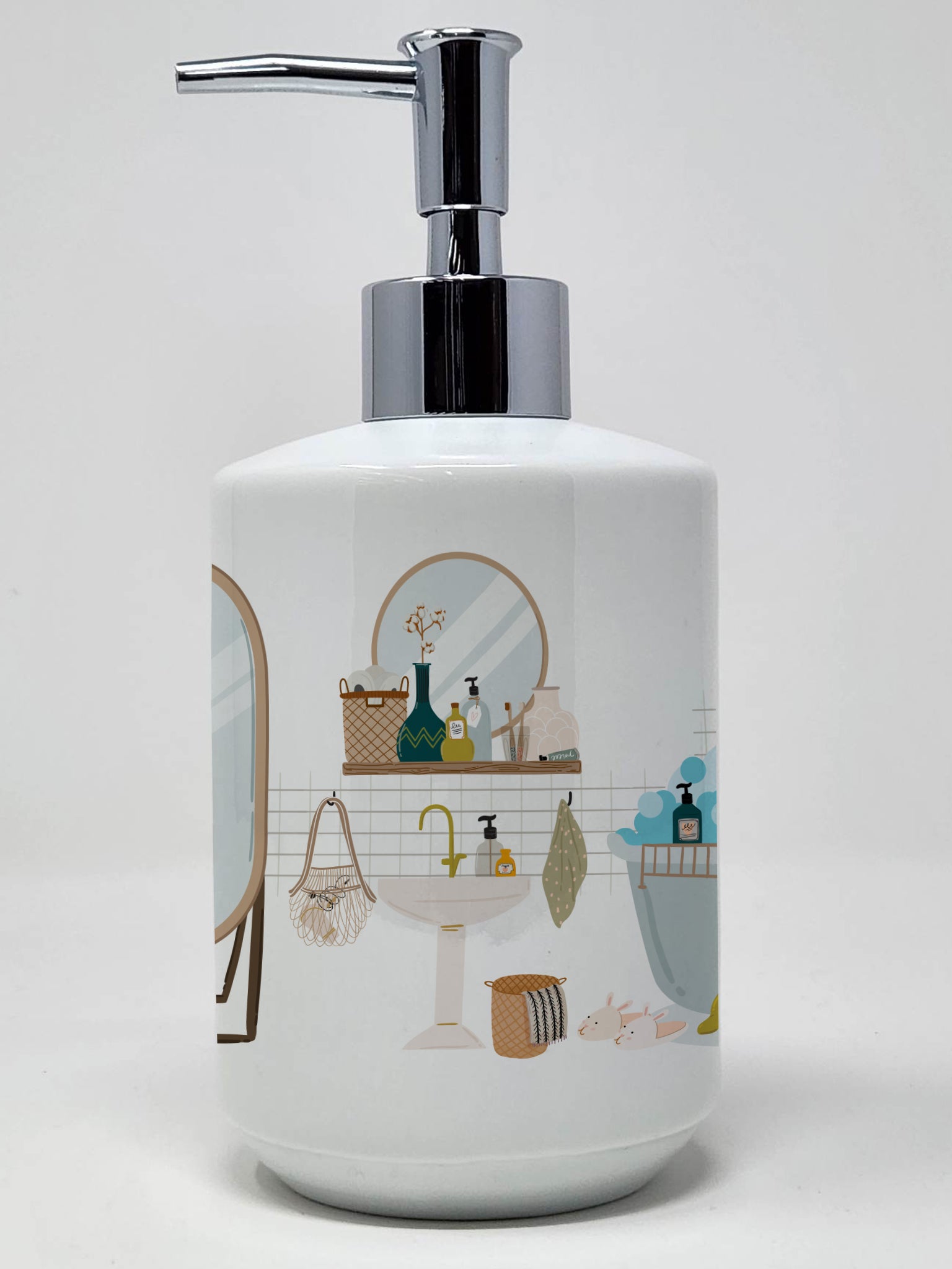 Tricolor Border Collie Ceramic Soap Dispenser - the-store.com