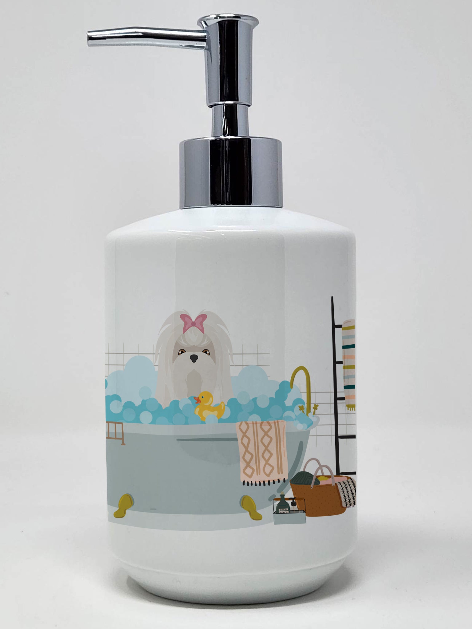 Buy this Maltese Ceramic Soap Dispenser