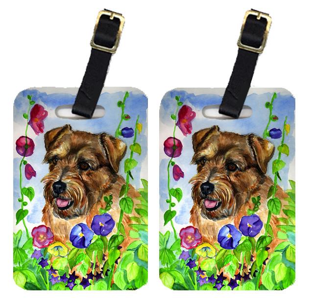 Pair of 2 Norfolk Terrier Luggage Tags by Caroline's Treasures