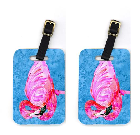 Pair of Flamingo Luggage Tags by Caroline's Treasures