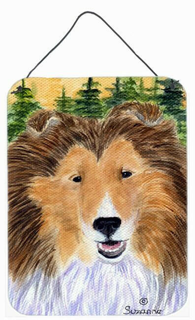 Sheltie Aluminium Metal Wall or Door Hanging Prints by Caroline's Treasures