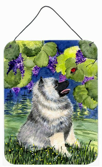 Keeshond Aluminium Metal Wall or Door Hanging Prints by Caroline's Treasures