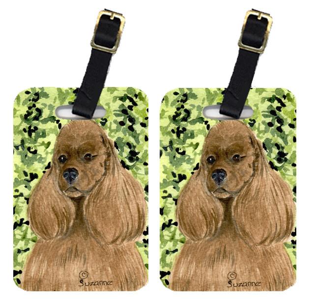 Pair of 2 Cocker Spaniel Luggage Tags by Caroline&#39;s Treasures