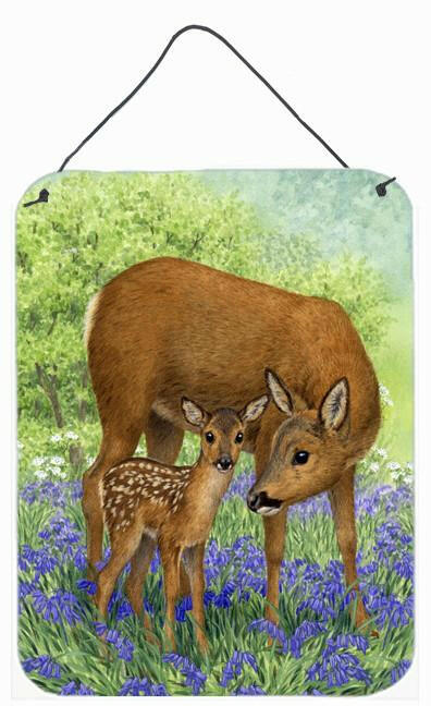 Deer & Fawn Wall or Door Hanging Prints ASA2151DS1216 by Caroline's Treasures