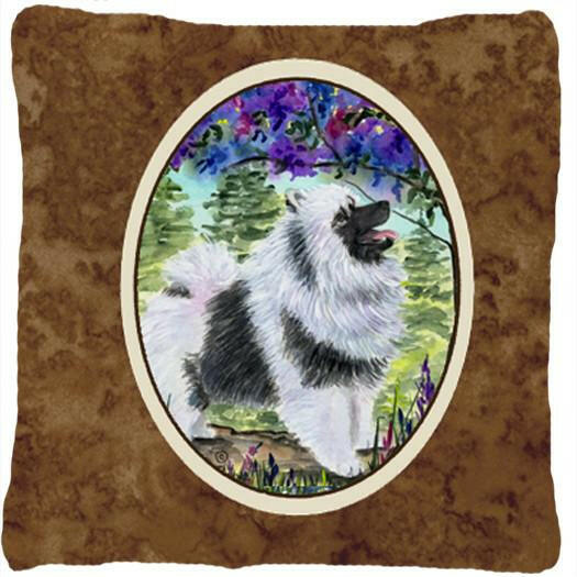 Keeshond Decorative   Canvas Fabric Pillow by Caroline&#39;s Treasures