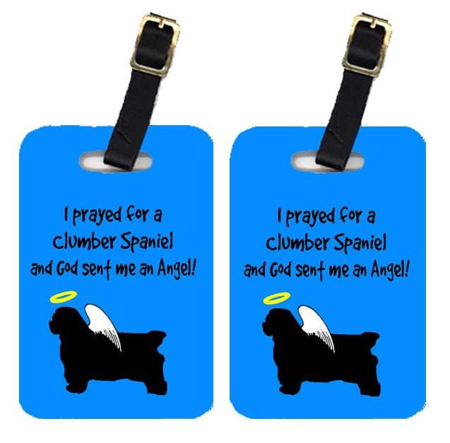 Pair of 2 Clumber Spaniel Luggage Tags by Caroline's Treasures