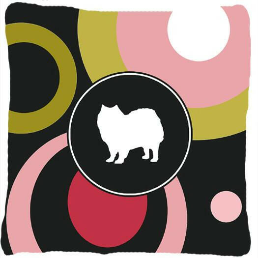 American Eskimo Decorative   Canvas Fabric Pillow by Caroline's Treasures