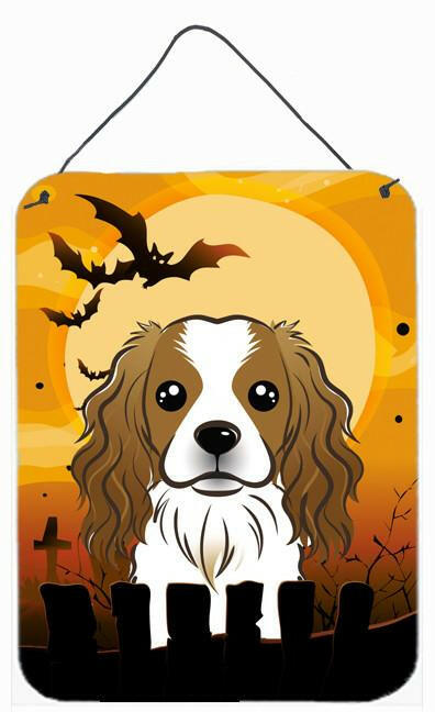 Halloween Cavalier Spaniel Wall or Door Hanging Prints BB1782DS1216 by Caroline's Treasures