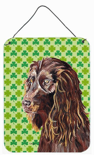 Boykin Spaniel St Patrick&#39;s Irish Aluminium Metal Wall or Door Hanging Prints by Caroline&#39;s Treasures