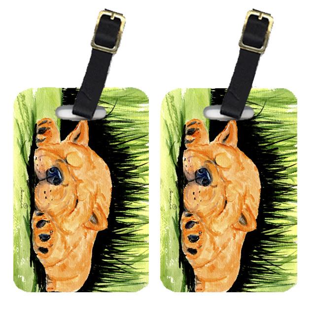 Pair of 2 Chow Chow Luggage Tags by Caroline&#39;s Treasures