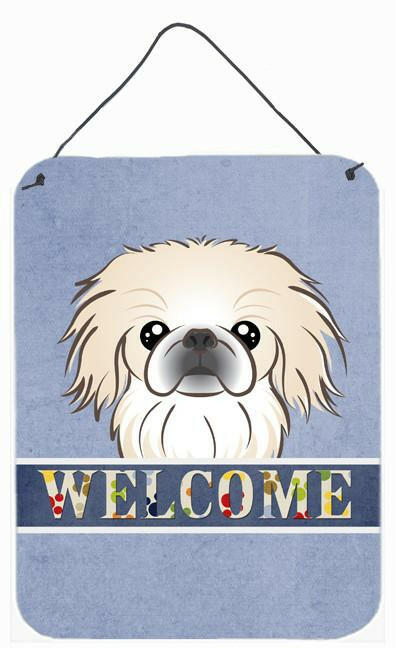 Pekingese Welcome Wall or Door Hanging Prints BB1407DS1216 by Caroline's Treasures