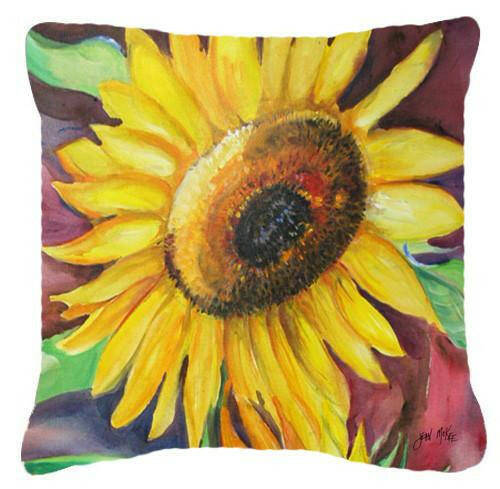 Sunflowers Canvas Fabric Decorative Pillow JMK1268PW1414 by Caroline's Treasures