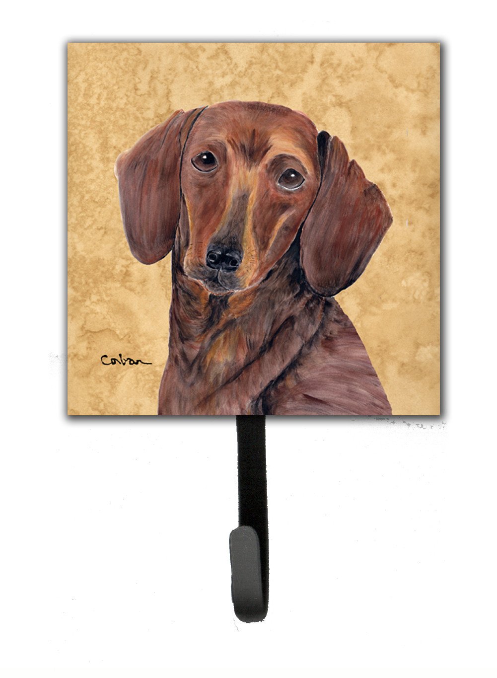 Dachshund Leash Holder or Key Hook by Caroline's Treasures