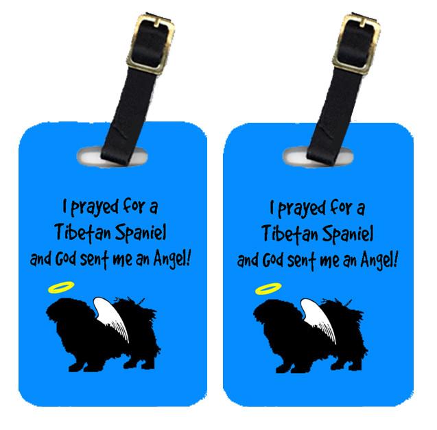 Pair of 2 Tibetan Spaniel Luggage Tags by Caroline&#39;s Treasures